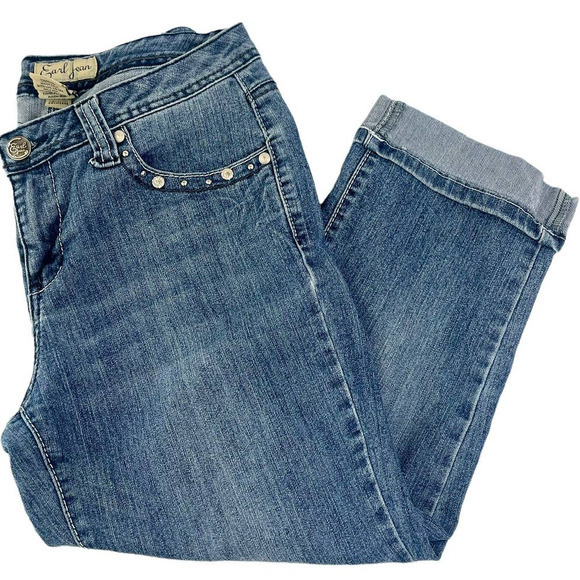 Earl Jeans Studded Capri - Picture 5 of 7